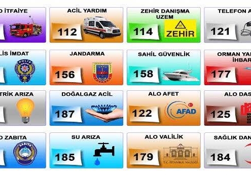 شماره تلفن های ضروری در ترکیه