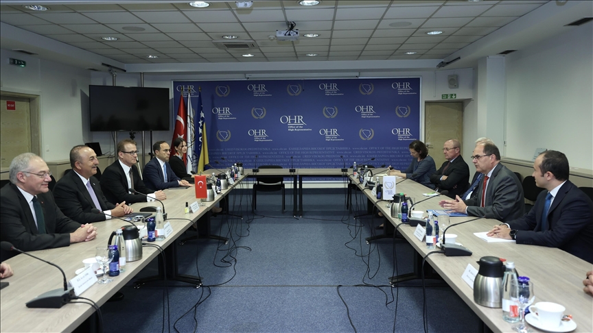 دیدارهای وزیر خارجه ترکیه در بوسنی و هرزگوین